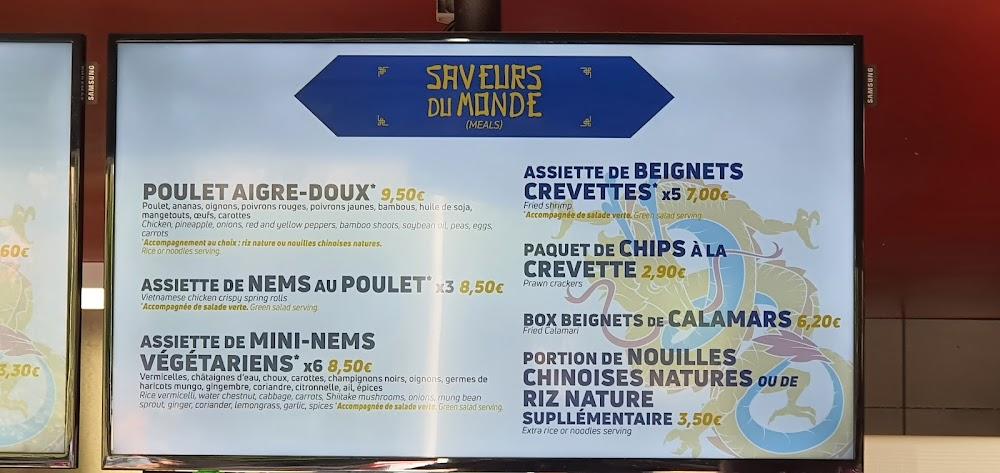 Les Bambous - Menu Image 1
